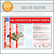 ����� ���� ���� ����� �� ����� ������� c 2 ��������� (GO-35-SILVER)